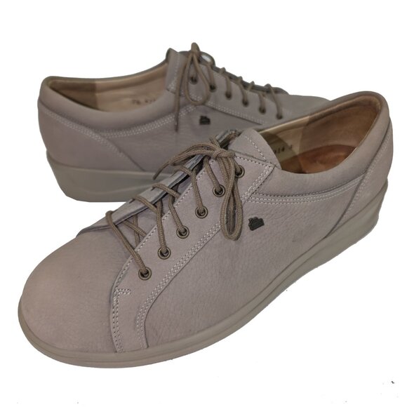 Finn Comfort Shoes - Finn Comfort Women's Beige Leather Lace Up Shoes UK 7.5 US 9.5 Very Nice